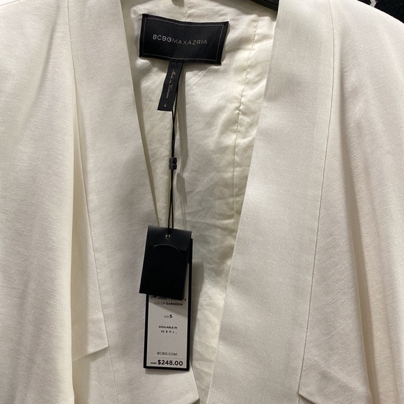 BCBG MAXAZARIA WHITE BLAZER JACKET - Picture 6 of 6